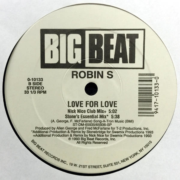 Robin S-Love For Love_Bside