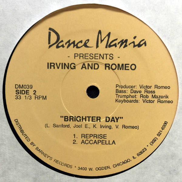 Irving & Romeo-Brighter Day_Bside