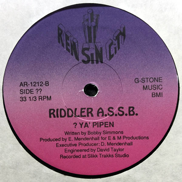 Riddler A.S.S.B.-Riddler-Ya Pipen