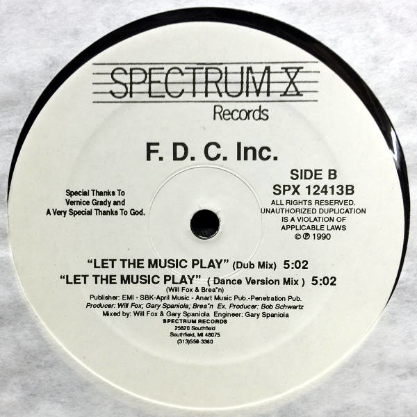 F.D.C. Inc.-Let The Music Play_Bside