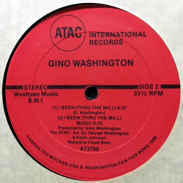 Gino Washington-I Been (Thru The Mill)_2