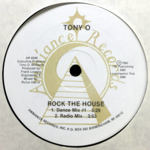 Tony O - Rock The House