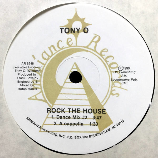 Tony O - Rock The House_Bside