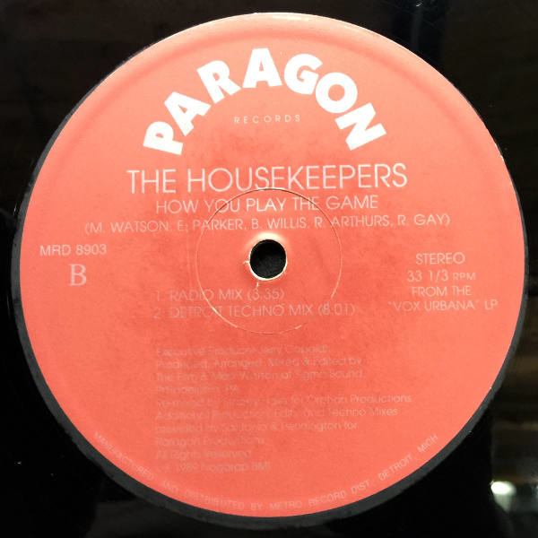 Housekeepers-How You Play The Game_Bside