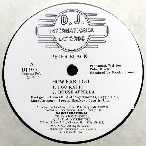 Peter Black-How Far I Go