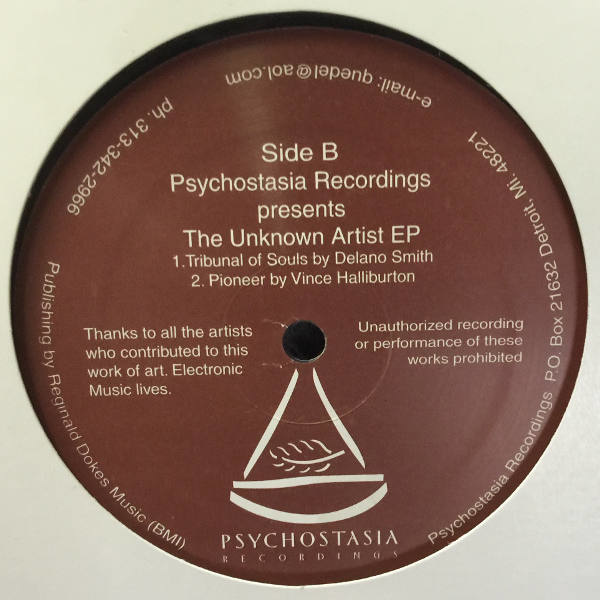 Psychostasia present The Unknown Artist Ep_Bside