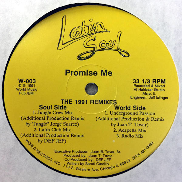 Latin Soul-Promise Me (1991 Remixes)