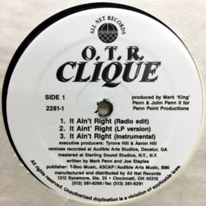 O.T.R. Clique-It Aint Right-Life Goes On Rmx