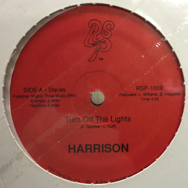 Harrison-Turn Off The Lights