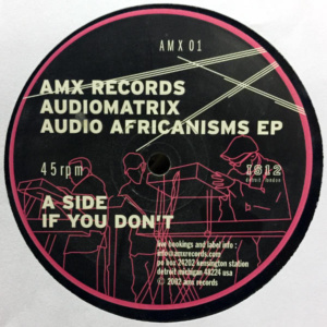 AudioMatriX-Audio Africanisms Ep