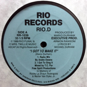 Rio.D-I Got To Make It