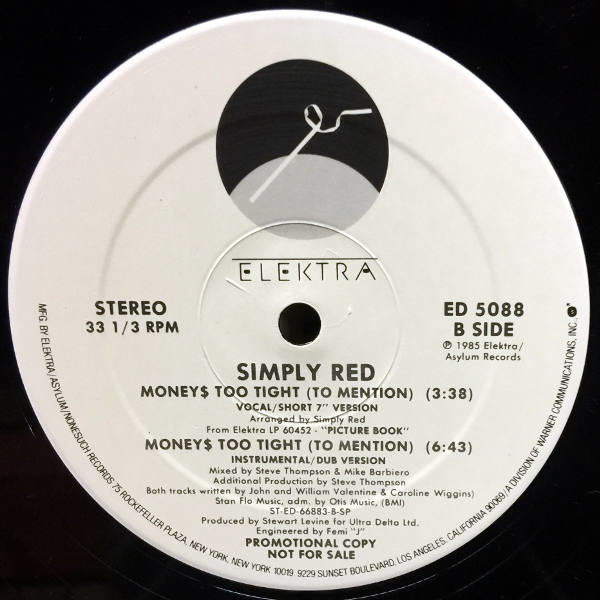 Simply Red-Money's Too Tight_4