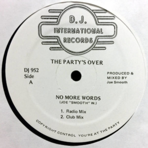 The Party's Over-No More Words