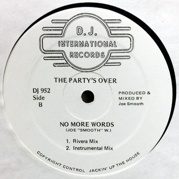 The Party's Over-No More Words_2