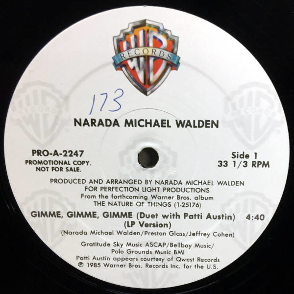 Narmada Michael Walden-Gimme, Gimme, Gimme_2