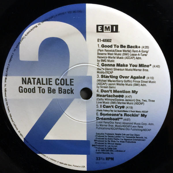 Natalie Cole-Good To Be Back_6