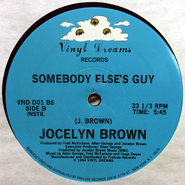 Jocelyn Brown-Somebody Else's Guy