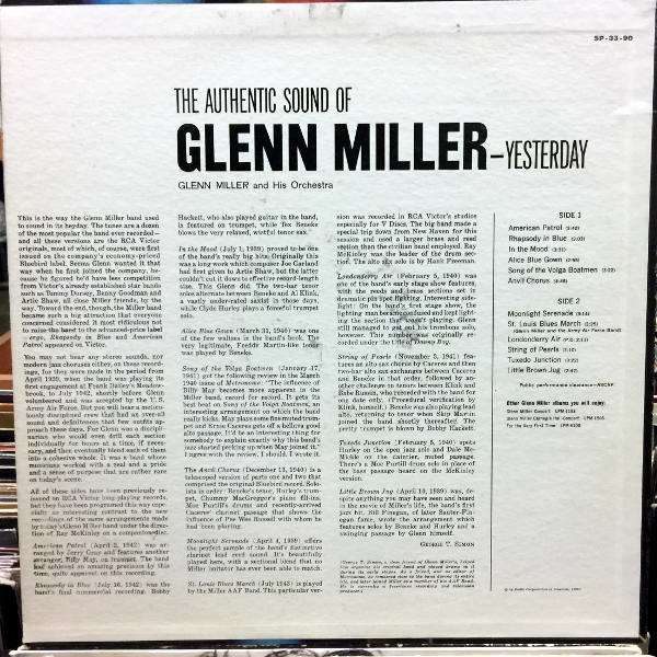 Glenn Miller And His Orchestra-Yesterday_2