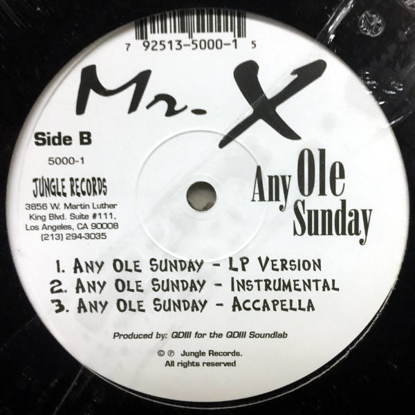 MR. X-Any Ole Sunday_2