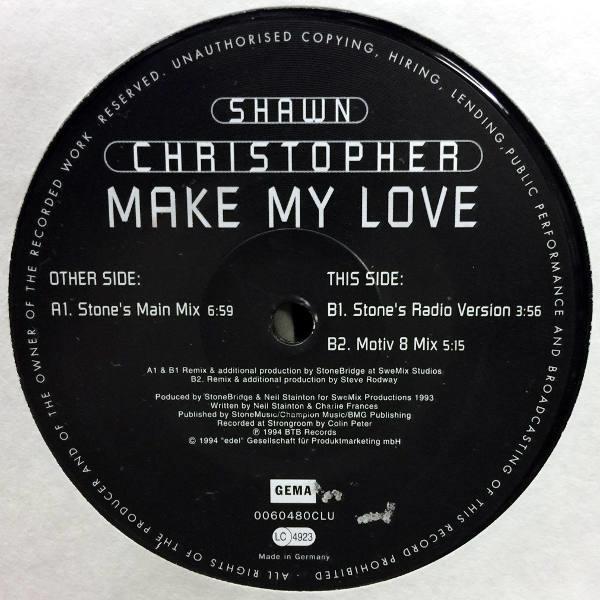 Shawn Christopher-Make My Love