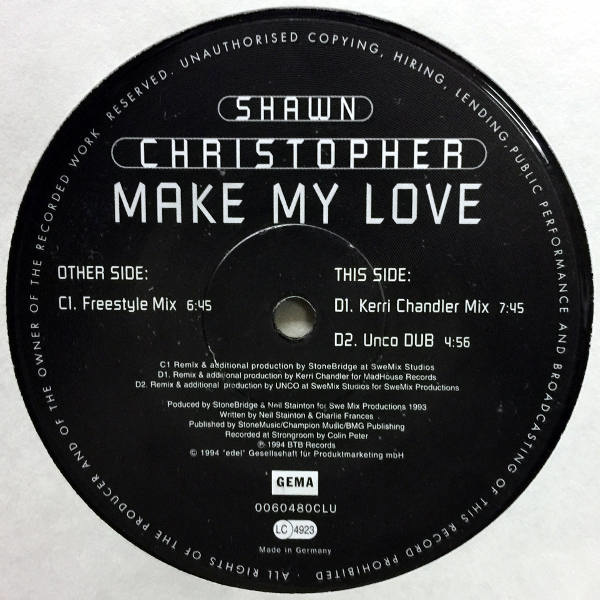 Shawn Christopher-Make My Love_3