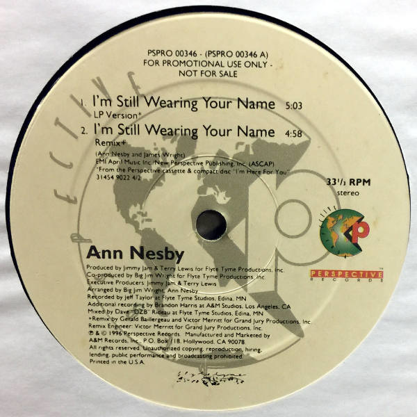 Ann Nesby-I'm Still Wearing Your Name