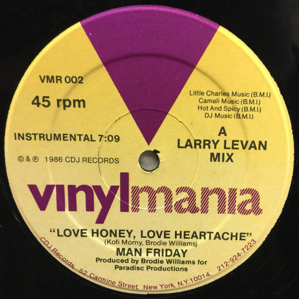 Man Friday-Love Honey, Live Heartache_2