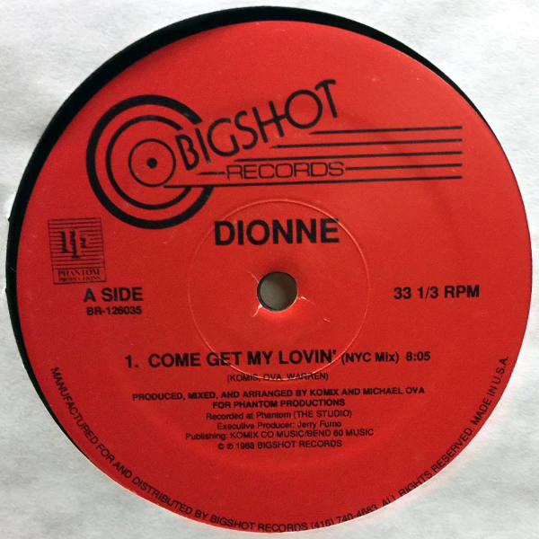 Dionne-Come Get My Lovin'