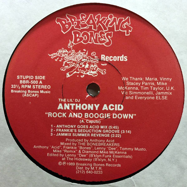 The Lil Dj Anthony Acid-Rock And Boogie Down