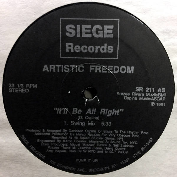 Artistic Freedom-It'll Be All Right