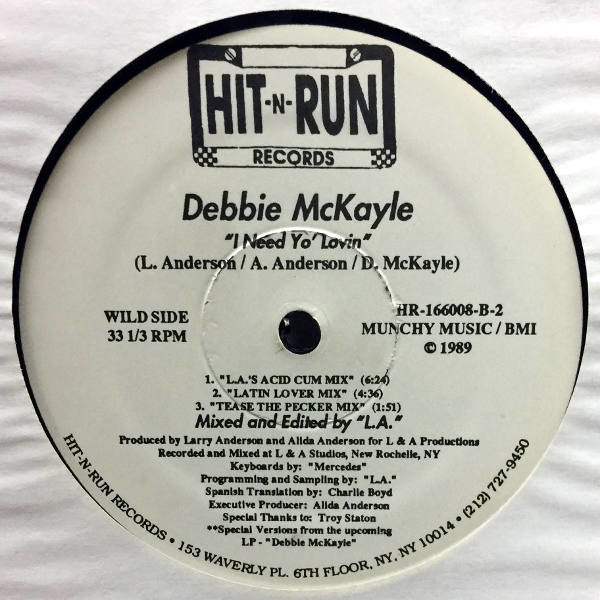 Debbie McKayle-I Need Yo' Lovin_2