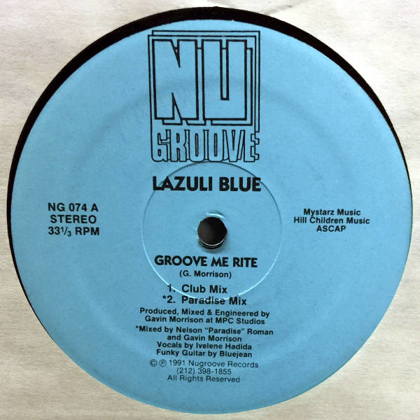 Lazuli Blue-Groove Me Rite