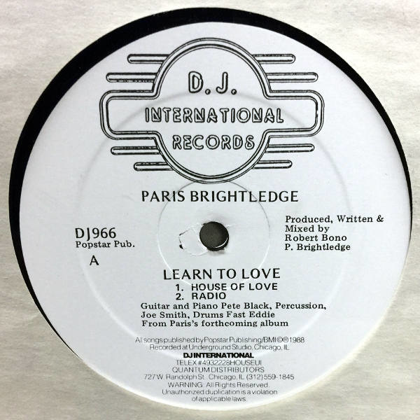 Paris Brightledge-Learn To Love