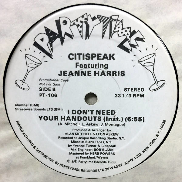 Citispeak-I Don't Need Your Handouts_2