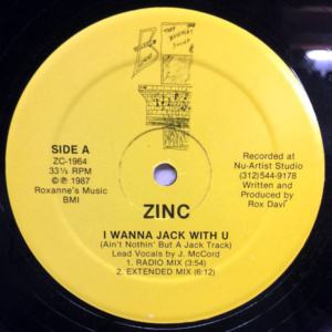 Zinc-I Wanna Jack With U
