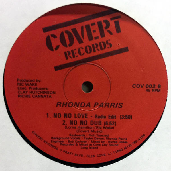 Rhonda Parris-No No Love_2