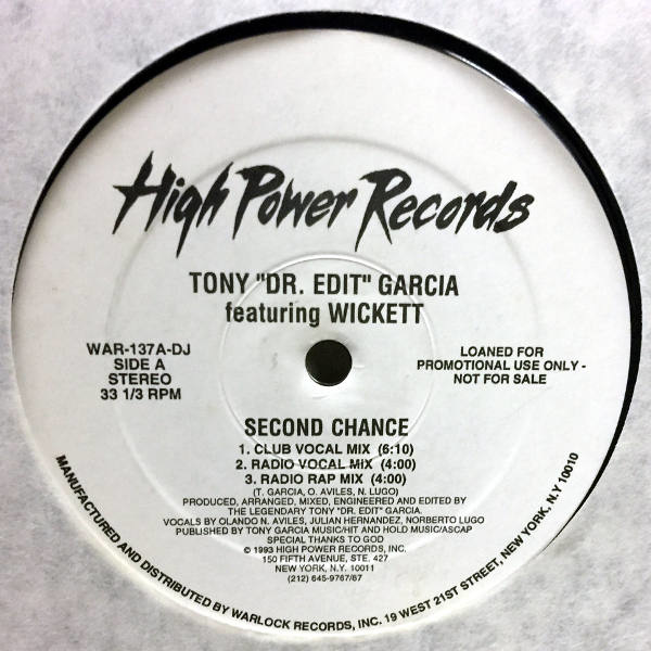 Tony Dr. Edit Garcia-Second Chance-I Want you