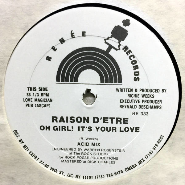 Raison D'Etre-Oh Girl! It's Your Love