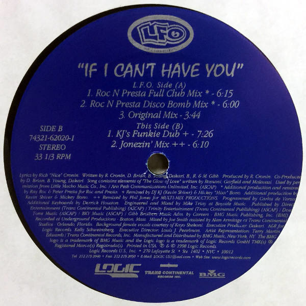 LFO Feat. Kayo-If I Can't Have You_2