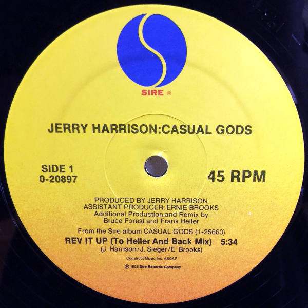 Jerry Harrison:Casual Gods-Rev It Up_3