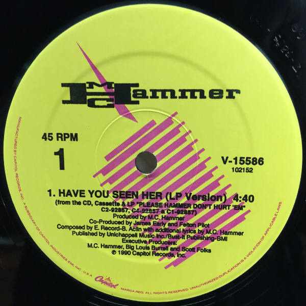 MC Hammer-Have You Seen Her_3