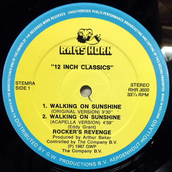 Rocker's Revenge-Walking On Sunshine