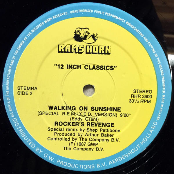 Rocker's Revenge-Walking On Sunshine_2