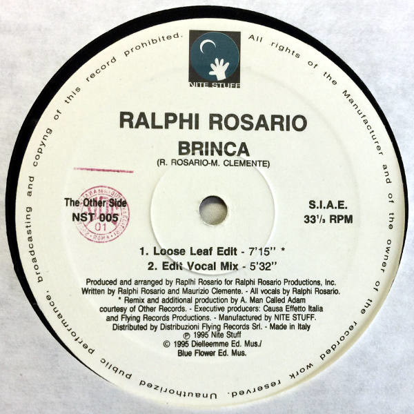 Dime Mono Incentivo Ralph Rosario-Brinca | Detroit Music Center