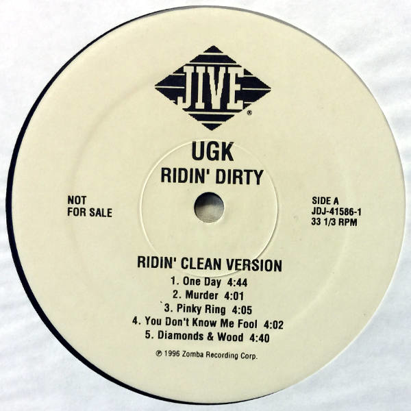 UGK-Ridin' Dirty(Ridin' Clean Version)