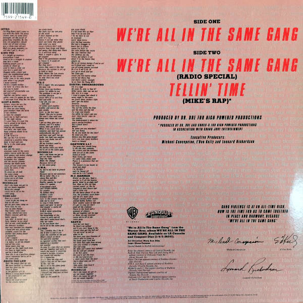 The West Coast Rap All-Stars-We're All In The Same Gang_2