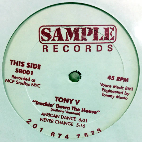 Tony V-Trackin' Down The House_2