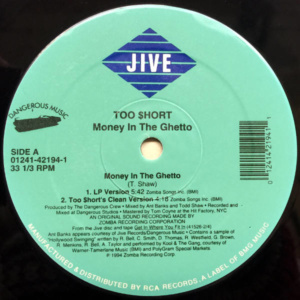 Too Short-Money In The Ghetto