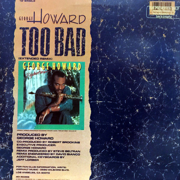George Howard-Too Bad_2