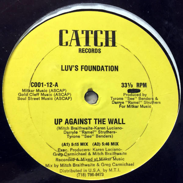 Luv's Foundation-Up Against The Wall